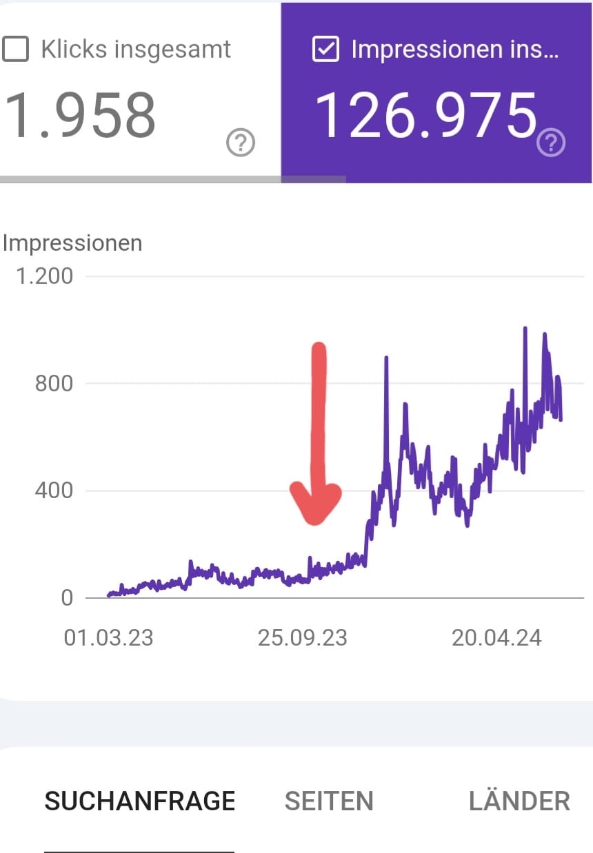 SEO Coaching Ergebnis